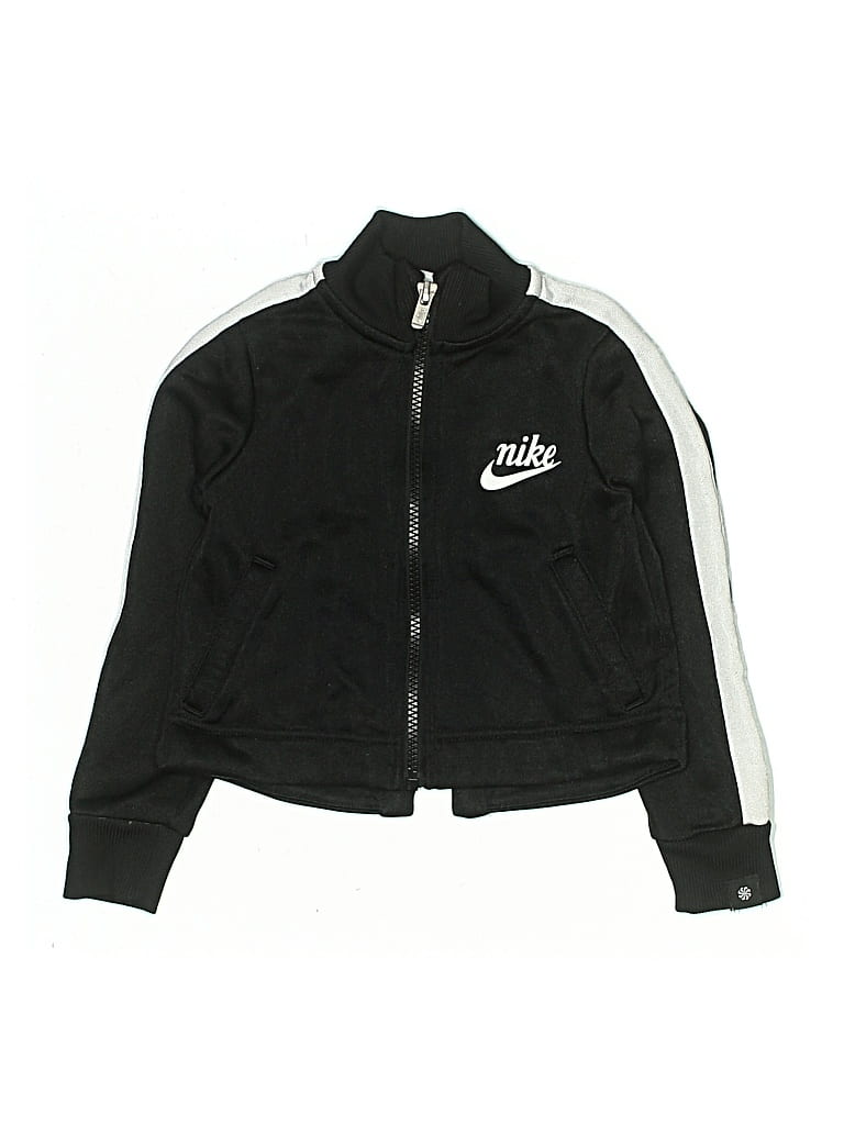 Pre-owned Nike Kids' Track Jacket In Black