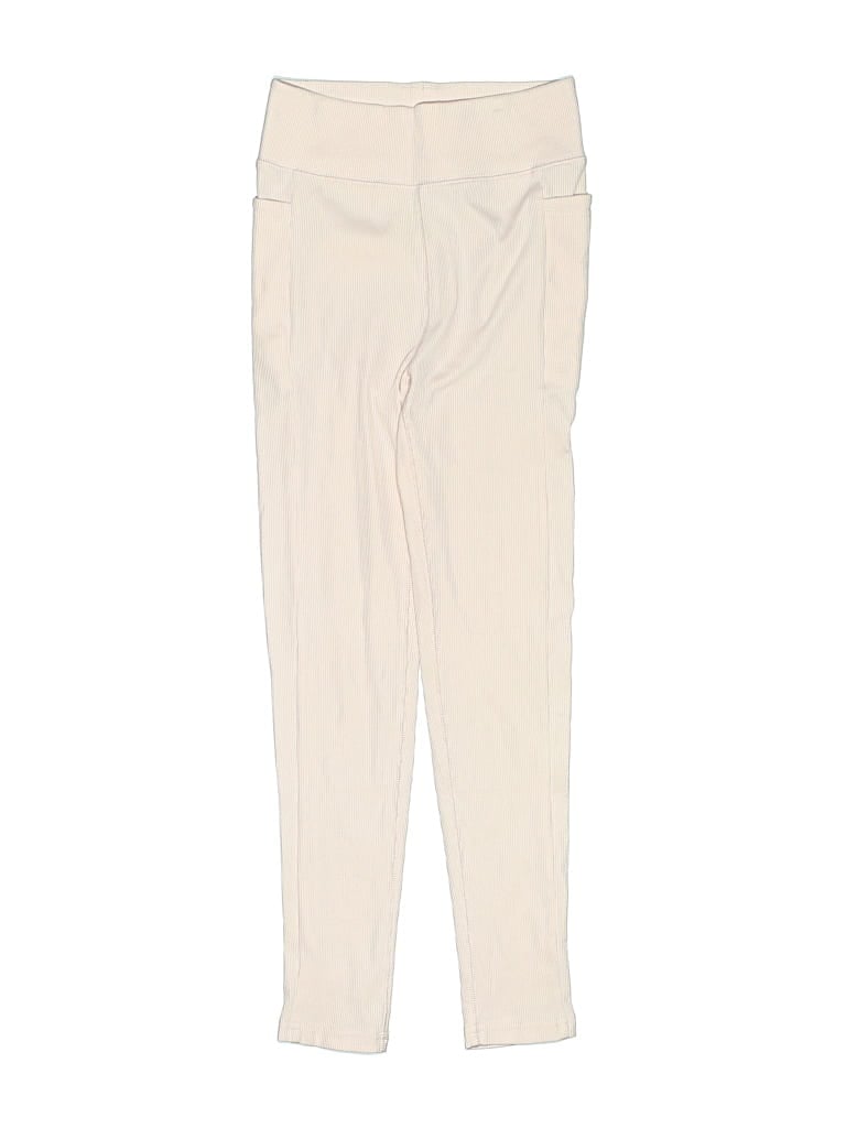 Pre-owned Crewcuts Kids' Active Pants In White