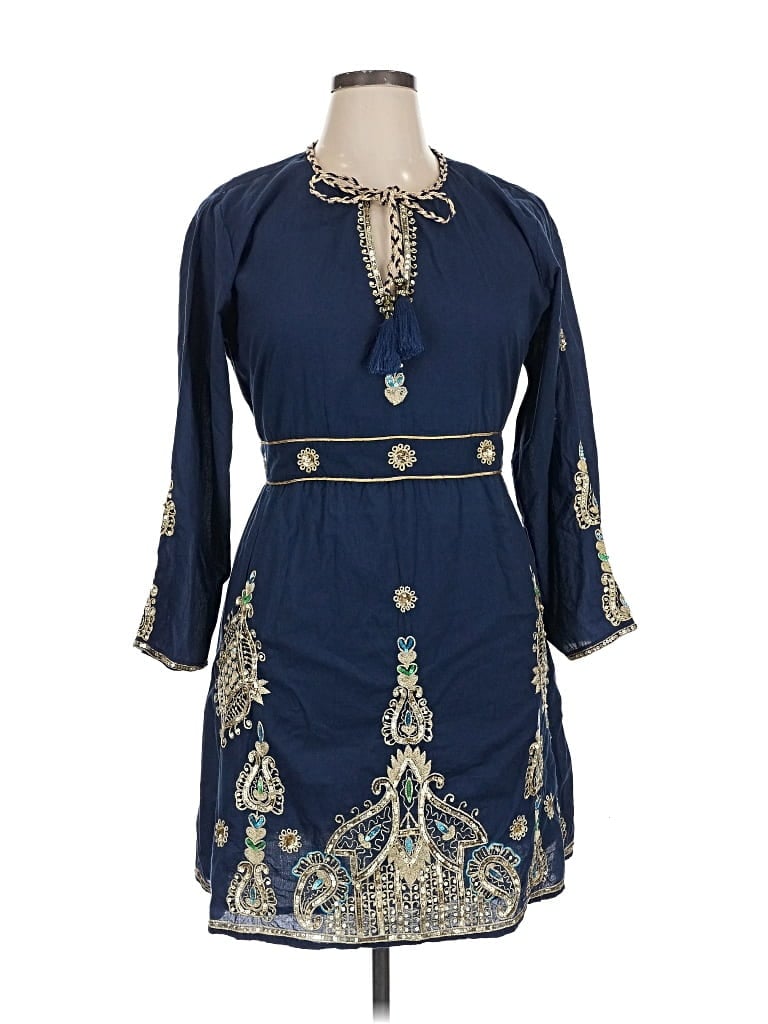 Pre-owned La Plage Casual Dress In Blue