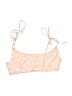 ASOS Checkered-gingham Pink Swimsuit Top Size 10 - photo 1