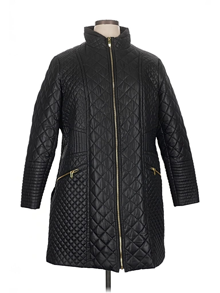 Pre-owned Via Spiga Coat In Black