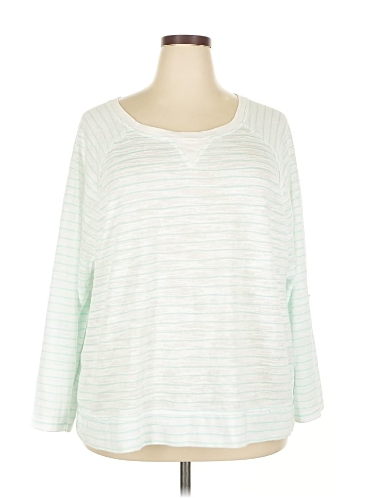 Pre-owned Calvin Klein Performance Pullover Sweater In White