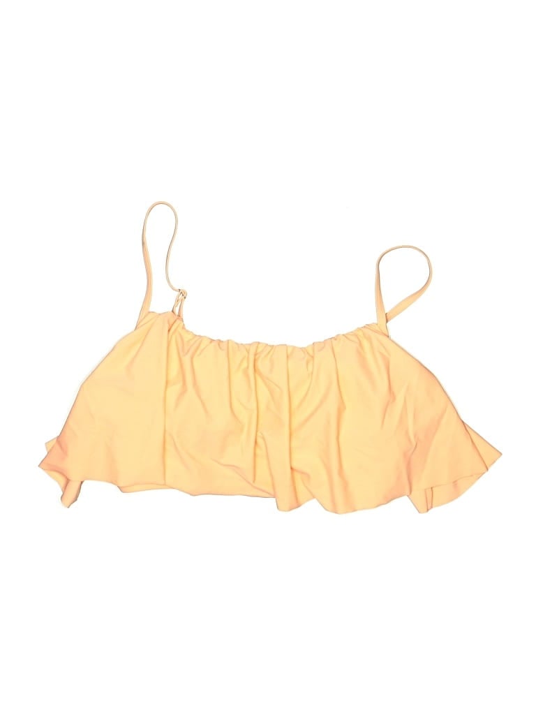 Pre-owned Cupshe Swimsuit Top Yellow Swimwear