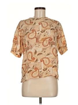 Robbie Bee Short Sleeve Silk Top