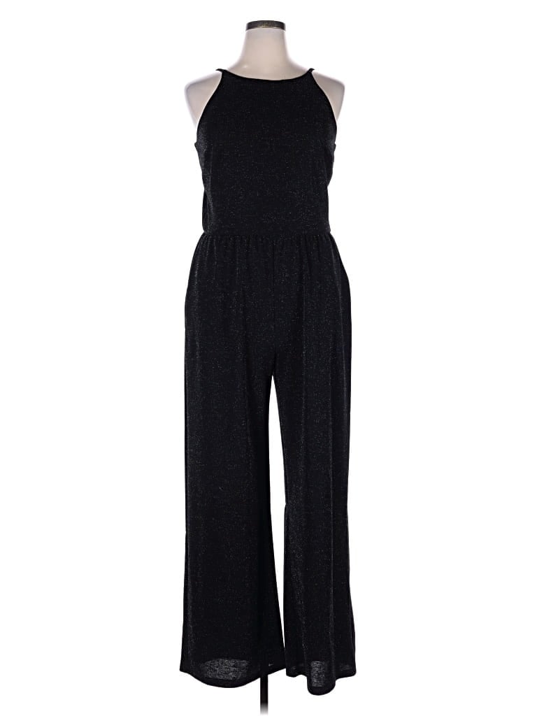 Pre-owned Kaileigh Jumpsuit In Black