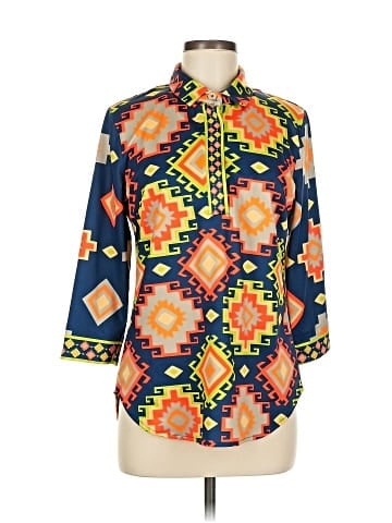 Gretchen Scott Designs 3/4 Sleeve Blouse (view 1)