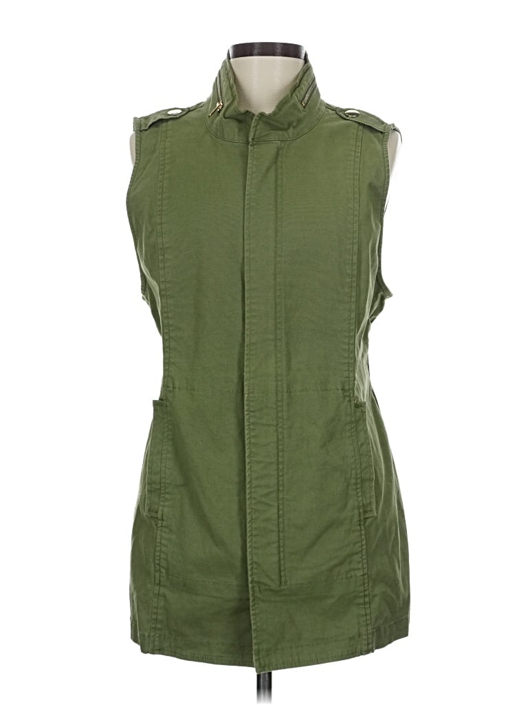 Pre-owned Cabi Vest In Green