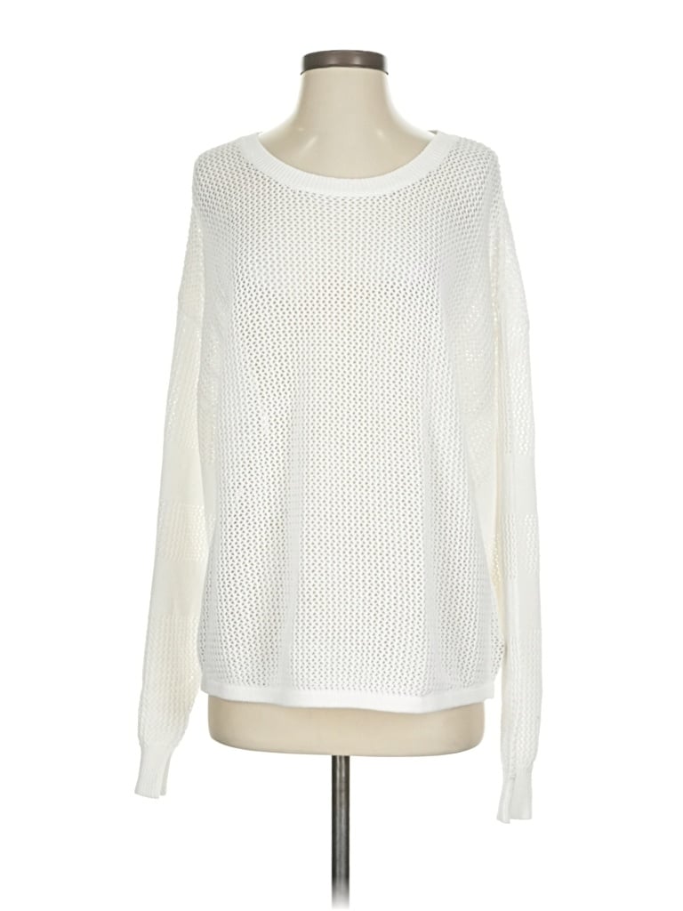 Pre-owned The Upside Pullover Sweater In White