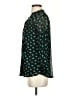 Juniper + Lime 100% Polyester Polka Dots Teal Black Long Sleeve Blouse Size S - photo 5