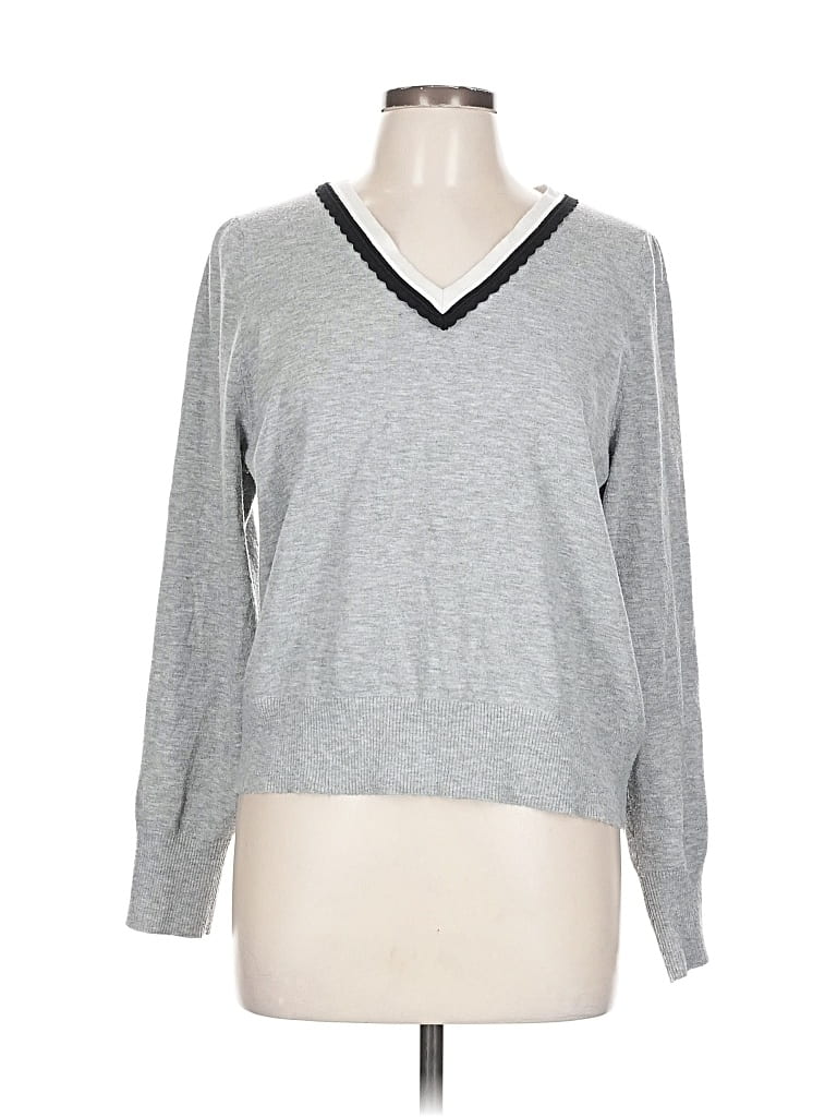 Pre-owned Cece Pullover Sweater In Gray
