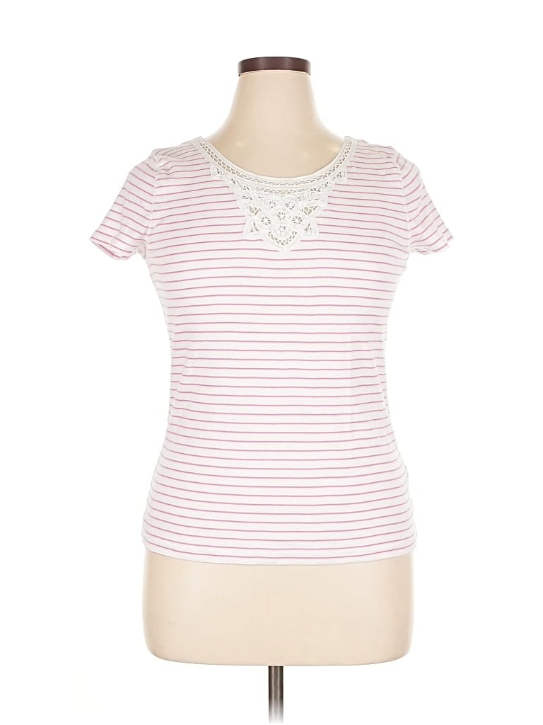 Pre-owned Lauren Jeans Co. Short Sleeve Top In Pink