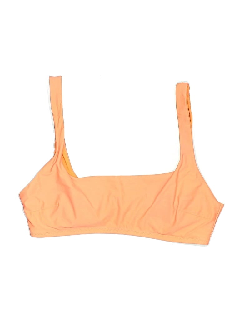Pre-owned Aerie Swimsuit Top Orange Swimwear