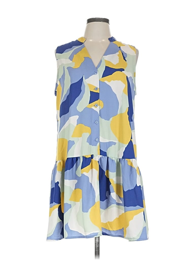 Pre-owned Nine West Casual Dress In Blue