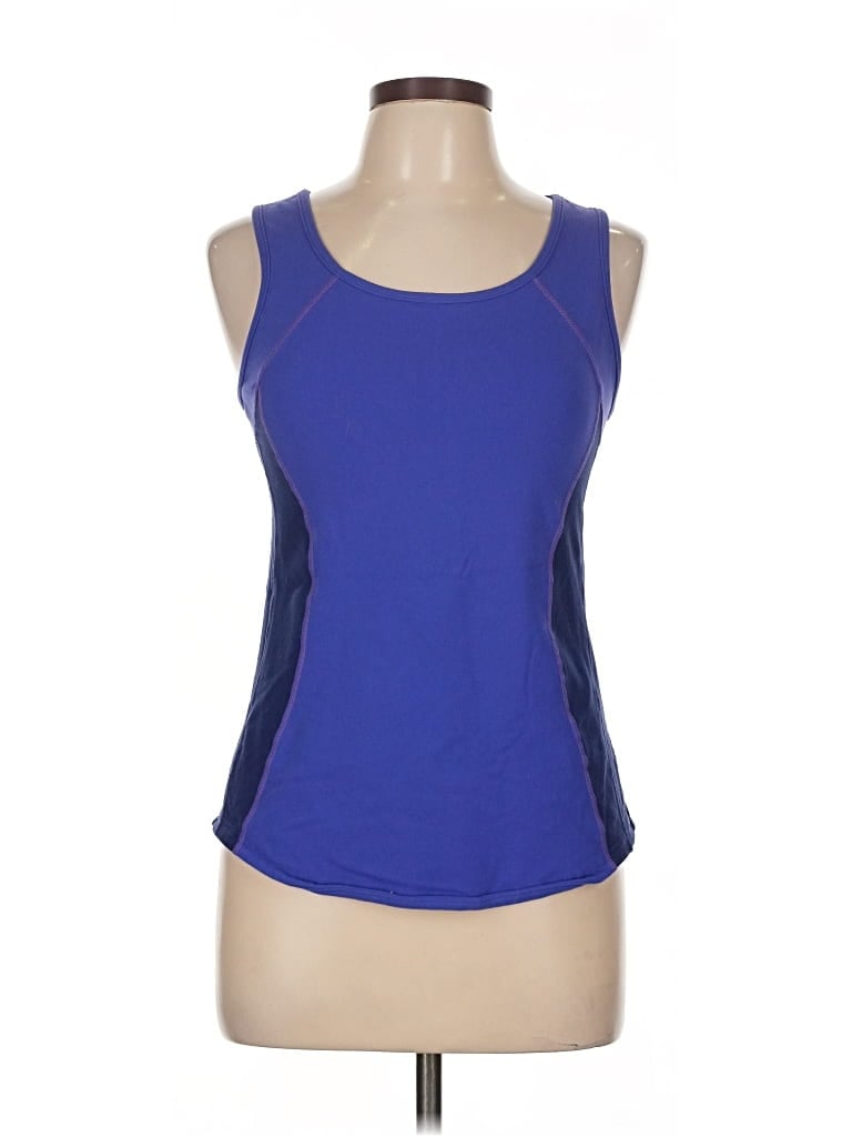 Pre-owned Lululemon Athletica Active Tank Top In Blue