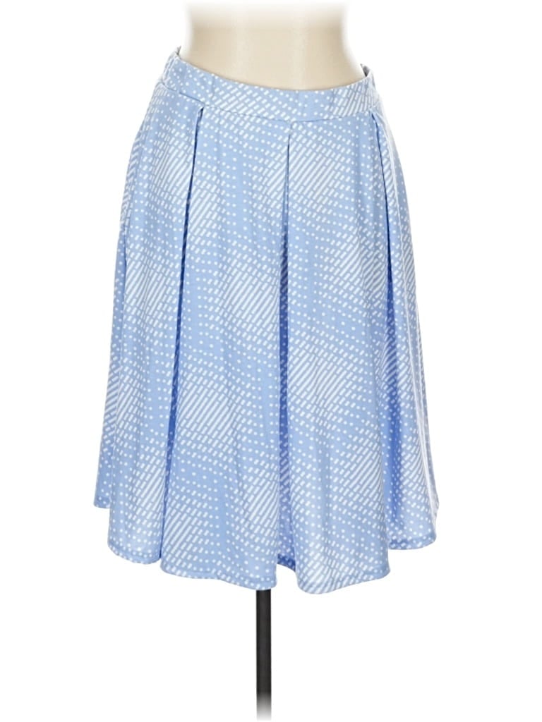 Pre-owned Lularoe Formal Skirt In Blue