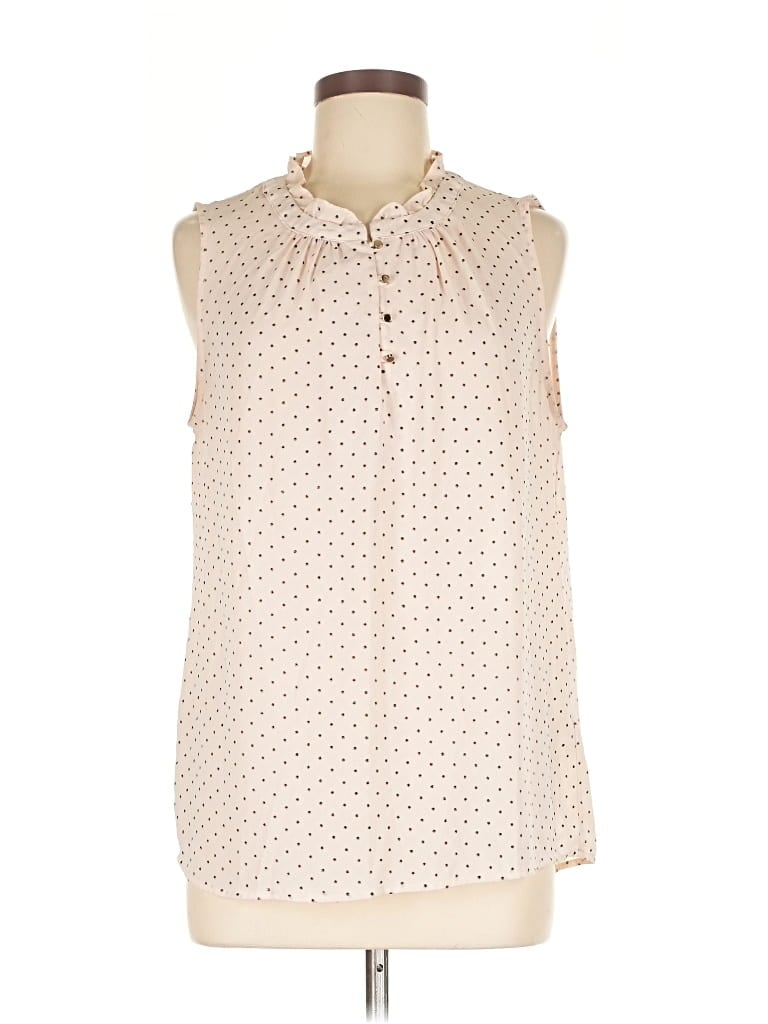 Pre-owned 41hawthorn Sleeveless Blouse In White