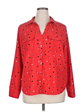 Adrienne Vittadini Long Sleeve Blouse