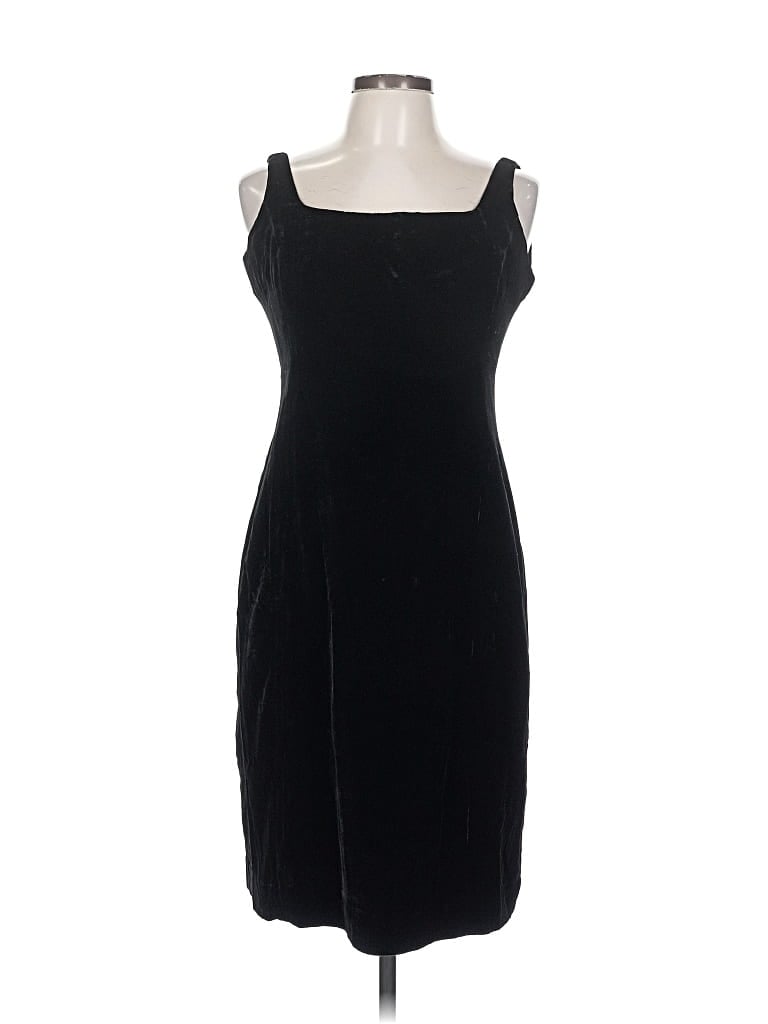 Pre-owned Oscar By Oscar De La Renta Cocktail Dress In Black
