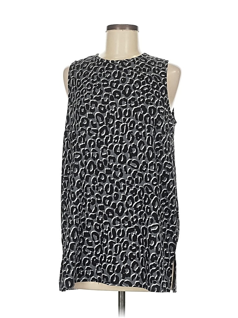 Pre-owned Mud Pie Sleeveless Blouse In Black