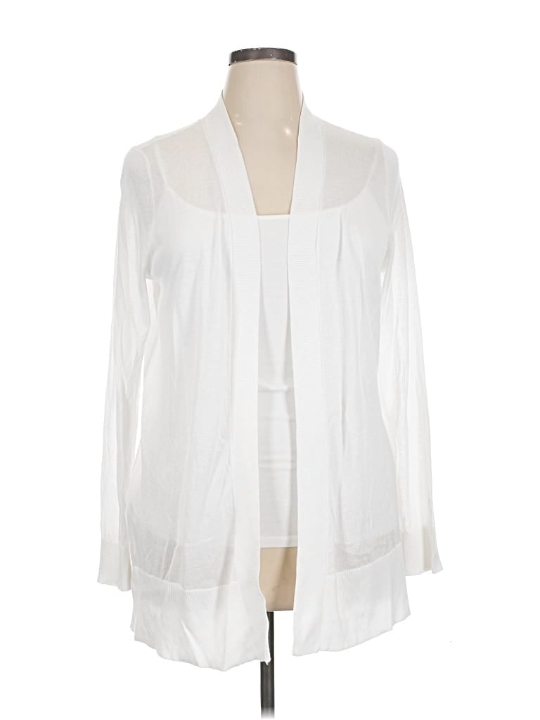 Ann Taylor Loft Kimono In White
