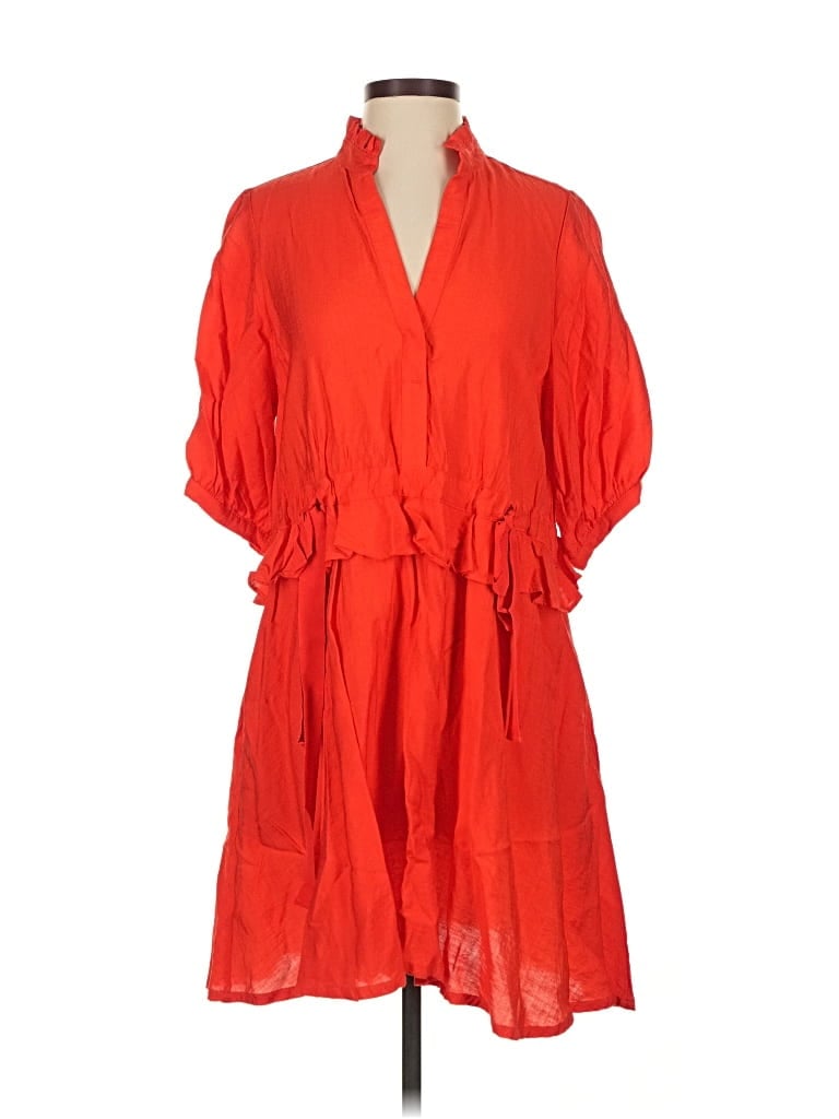 Pre-owned Wray Casual Dress In Orange