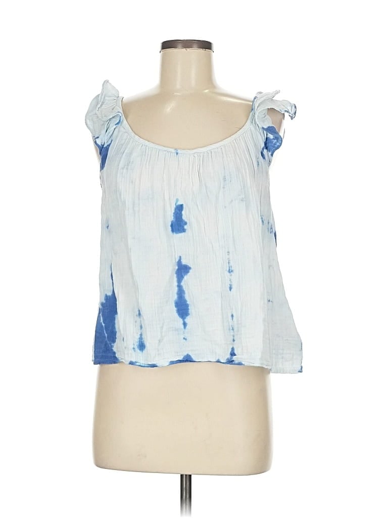 Pre-owned Gap Sleeveless Blouse In Blue