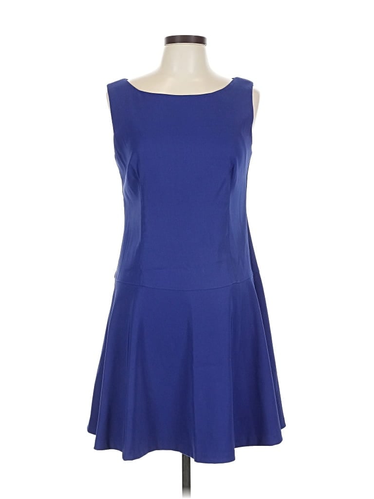 Pre-owned Connected Apparel Casual Dress In Blue