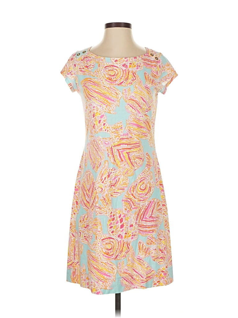 Pre-owned Lilly Pulitzer Casual Dress In Orange