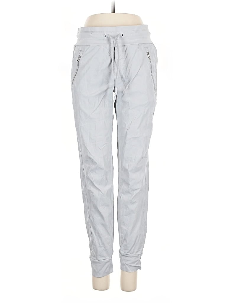 Pre-owned Athleta Track Pants In Gray