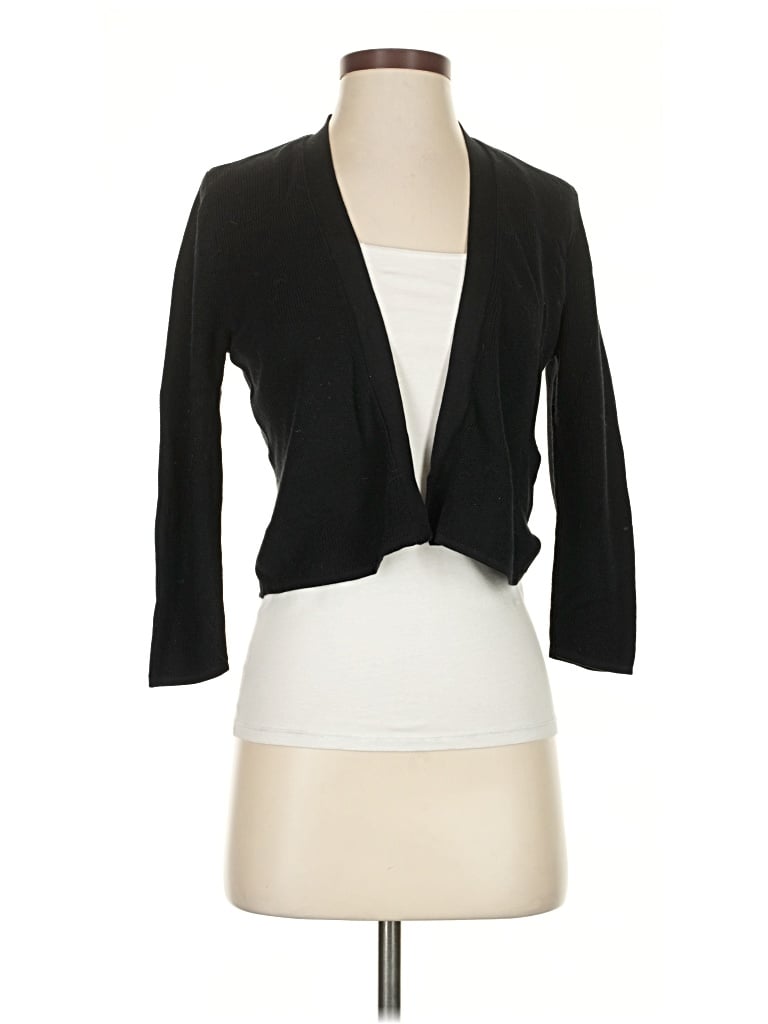 Pre-owned Jjill Cardigan Sweater In Black