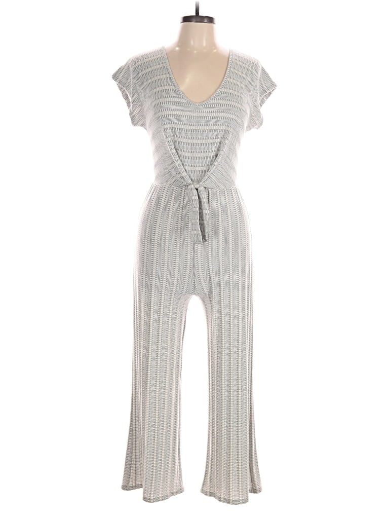 CAUTION TO THE WIND Pre-owned Jumpsuit In Gray
