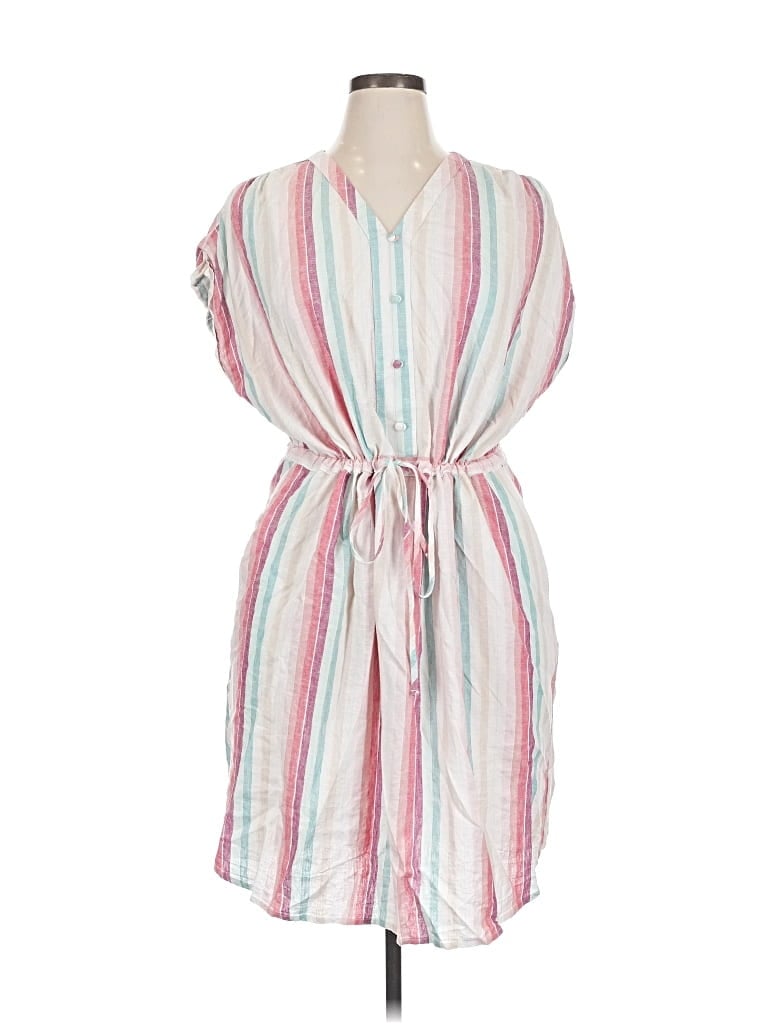 Pre-owned Time And Tru Romper In White