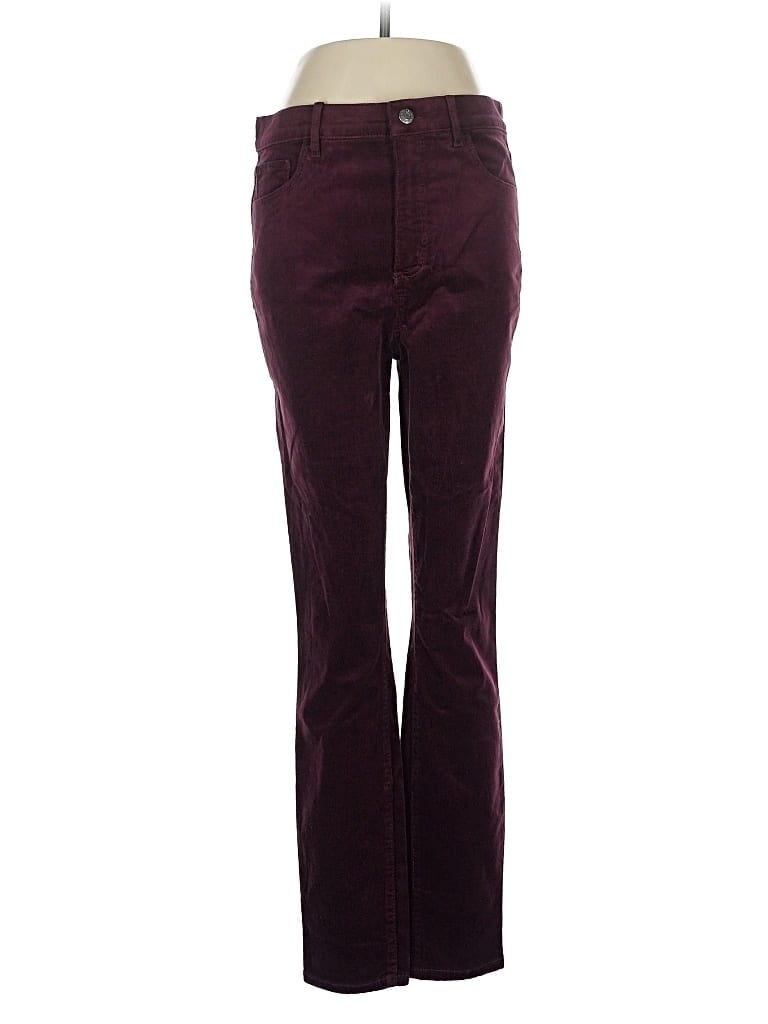 Pre-owned Ann Taylor Loft Casual Pants In Burgundy
