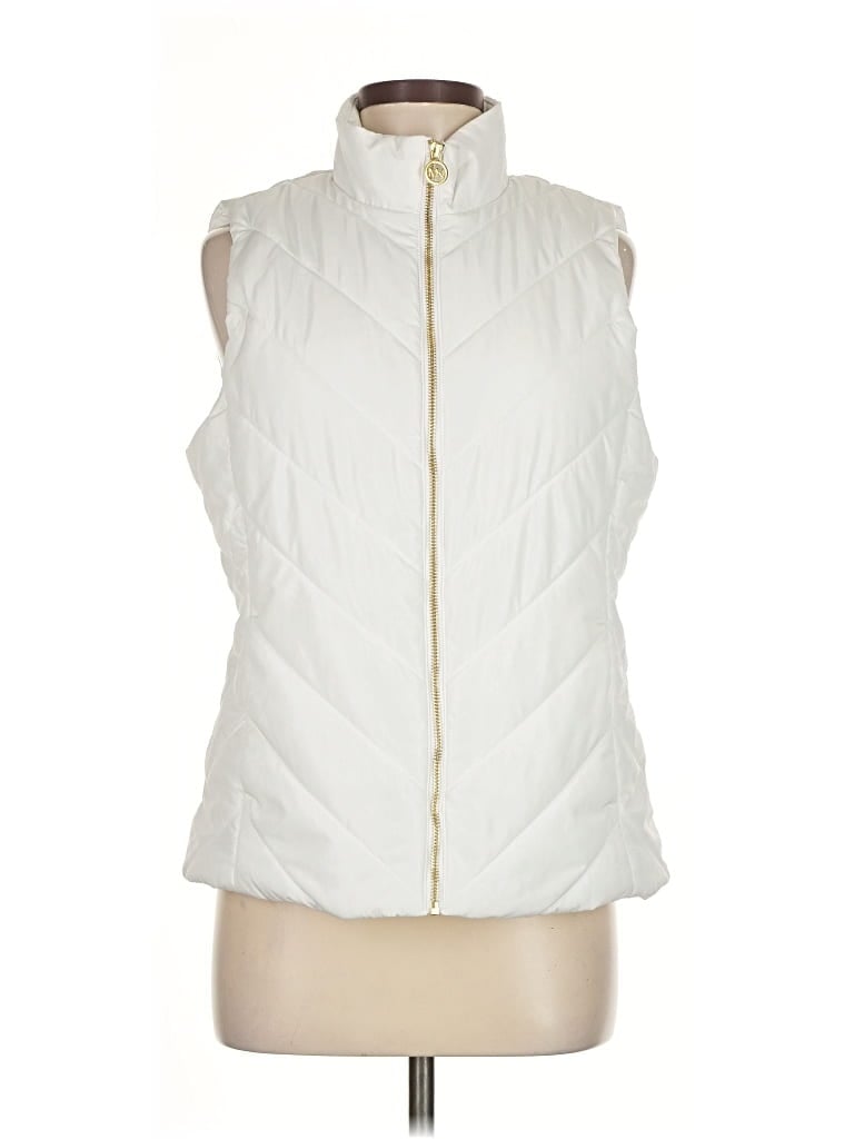 Pre-owned Michael Michael Kors Vest In White