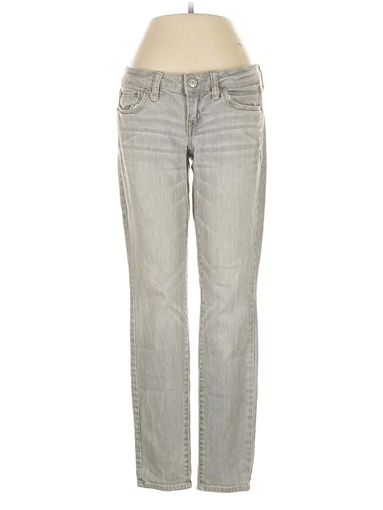 Pre-owned American Eagle Outfitters Jeans In Silver