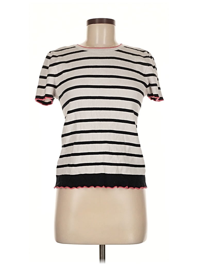 Pre-owned Worthington Pullover Sweater In White