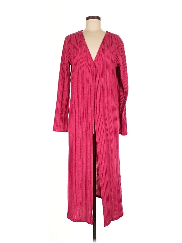 Pre-owned Umgee Kimono In Burgundy