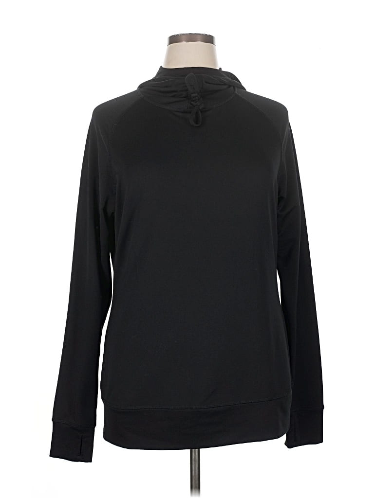 Pre-owned Old Navy Pullover Hoodie In Black