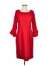 Talbots Red Casual Dress Size 8 - photo 1