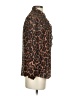 J.Crew 100% Polyester Animal Print Brown Long Sleeve Blouse Size XS - photo 4