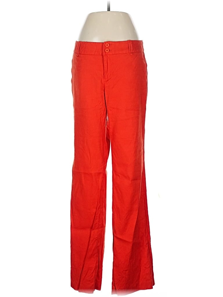 Pre-owned Elevenses Linen Pants In Red