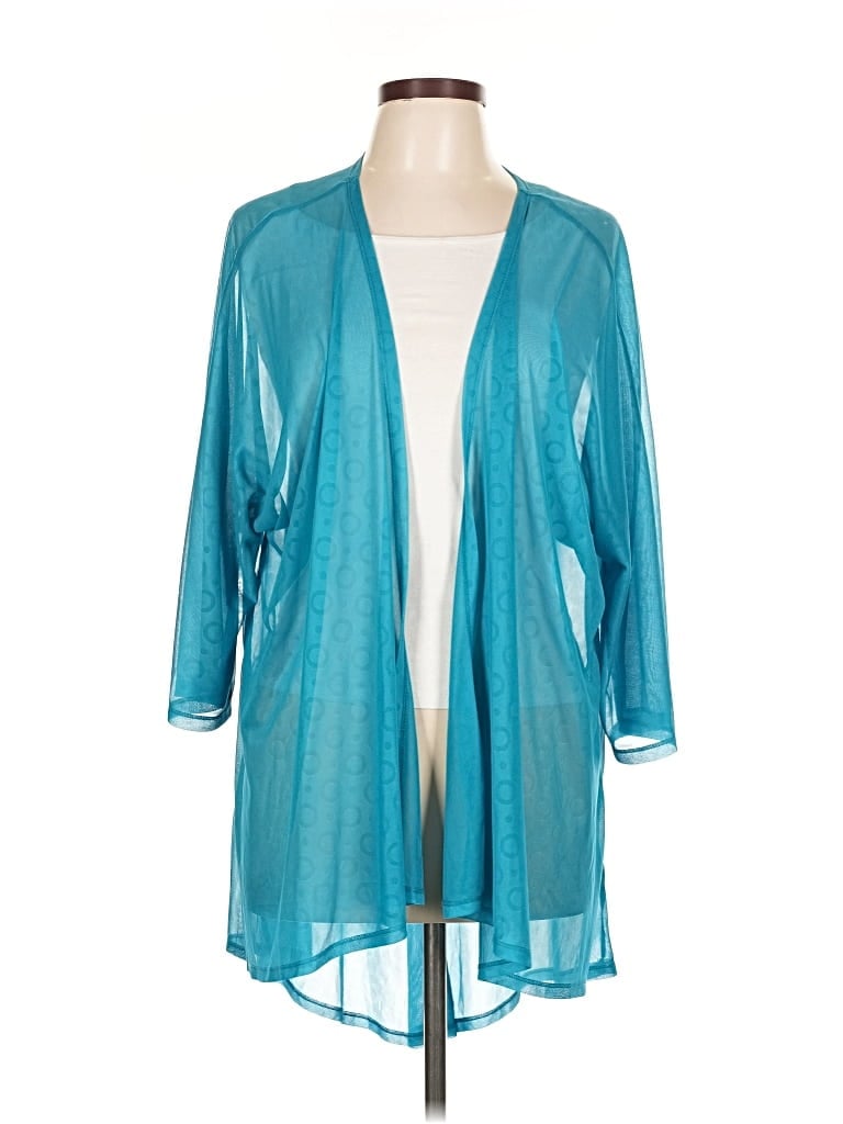 Lularoe Kimono In Blue