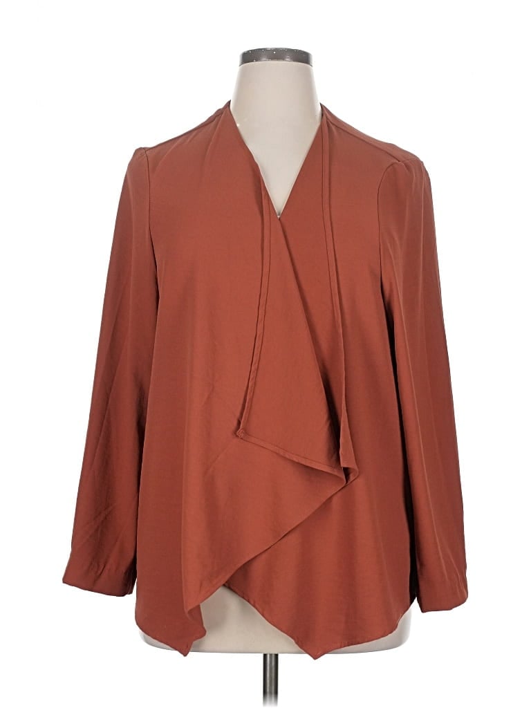 Pre-owned Philosophy Republic Clothing Cardigan Sweater In Brown