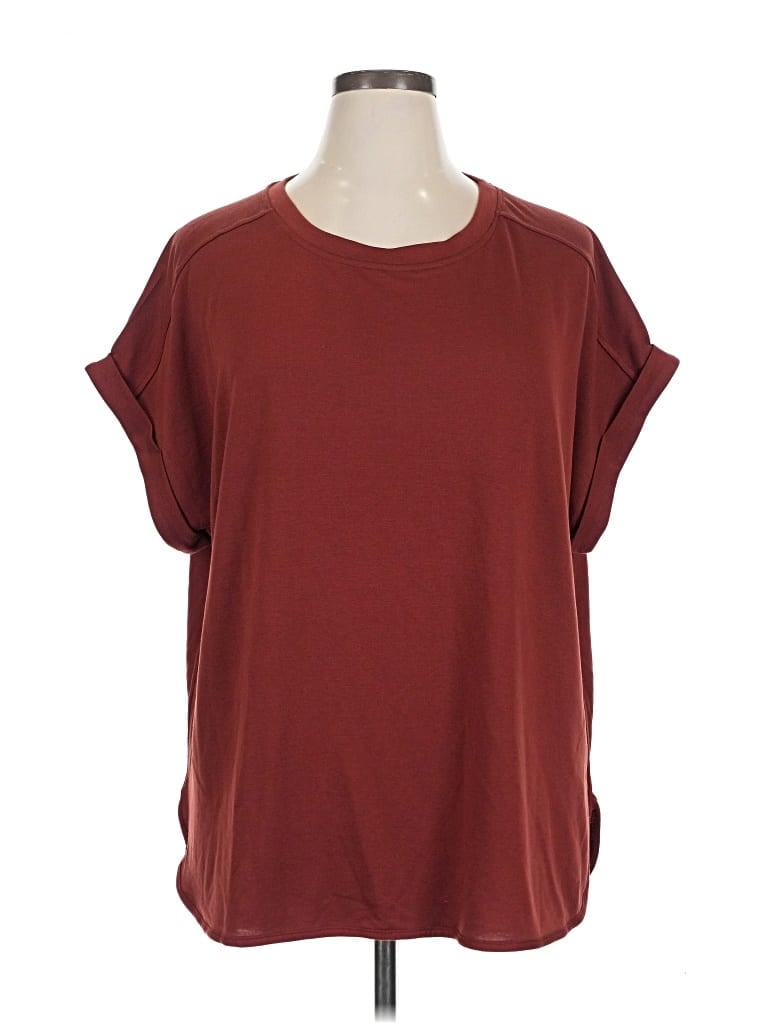 Pre-owned Cupio Short Sleeve T-shirt In Burgundy