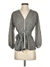 Max Studio Gray 3/4 Sleeve Blouse Size XS - photo 1