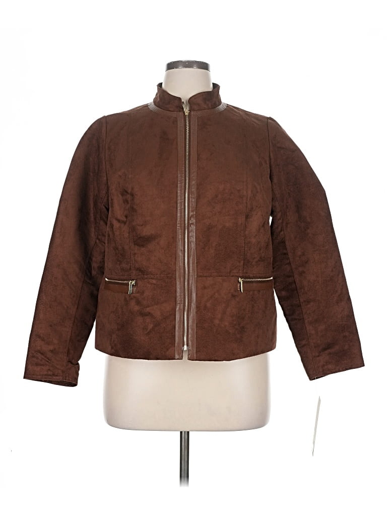 Pre-owned Laura Ashley Jacket In Brown