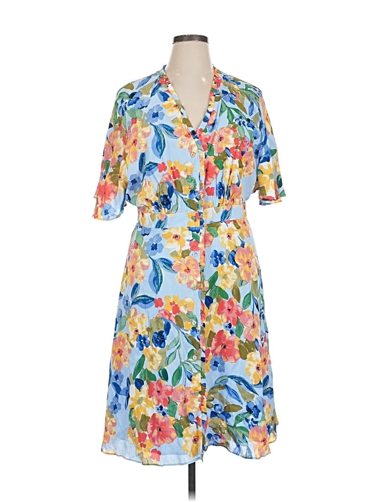 Pre-owned Maggy London Casual Dress In Blue