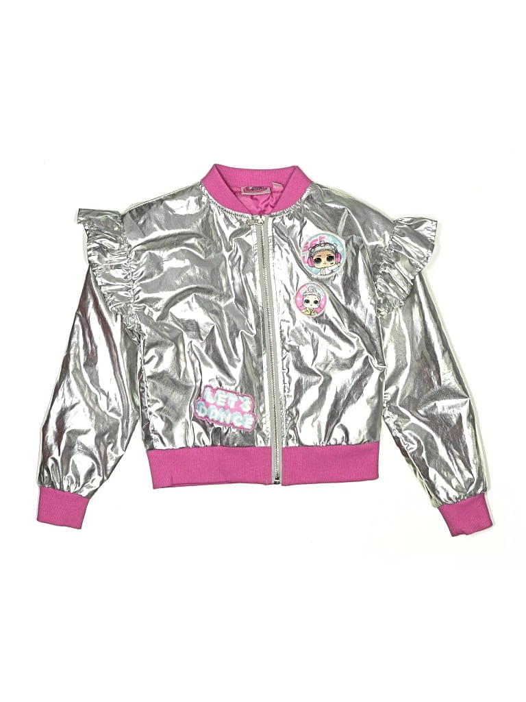 Pre-owned Lol Surprise Kids' Jacket In Silver