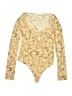 Open Edit Gold Bodysuit Size S - photo 1