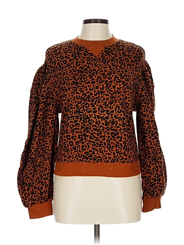 Pre-owned Ulla Johnson Pullover Sweater In Orange